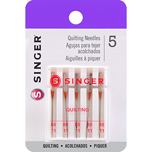 Load image into Gallery viewer, SINGER 04713 Size 80/11 Universal Machine Quilting Needles, 5-Count
