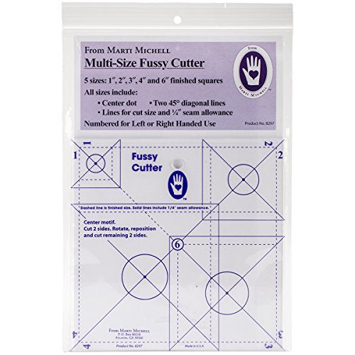 Michell Marketing 8297 Multisize Fussy Cutter Ruler