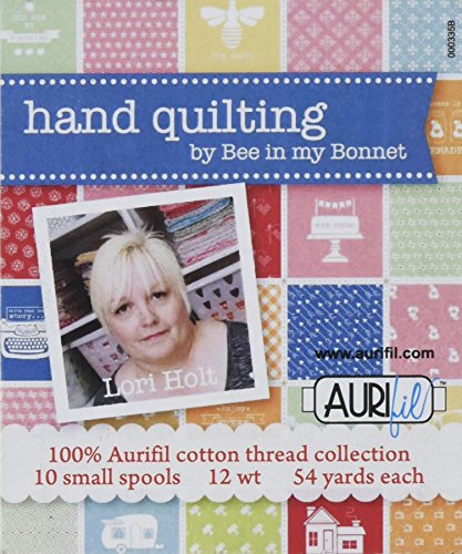 Load image into Gallery viewer, Aurifil Handing Quilting by Bee in My Bonnet 10 Small Spools Cotton 12wt
