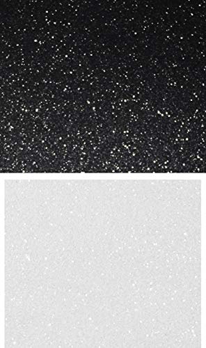 Load image into Gallery viewer, Ever-sewn Sparkle Black &amp; WHite fabric sheets
