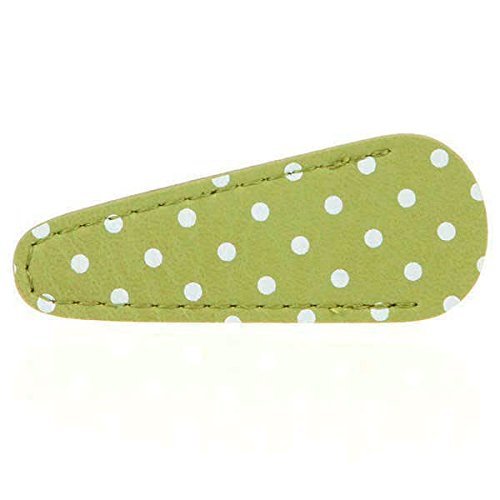 Load image into Gallery viewer, Inazuma Small Embroidery Scissor Sheath - Green with White Polka Dots
