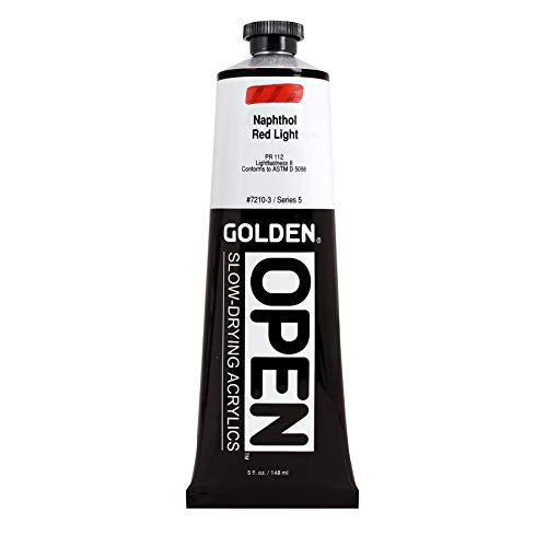 Open 5 Ounce Color Paints, Color: Naphthol Red Light