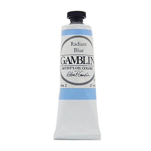 Load image into Gallery viewer, Gamblin Artist Oil Color Radiant Blue 37ml Tube
