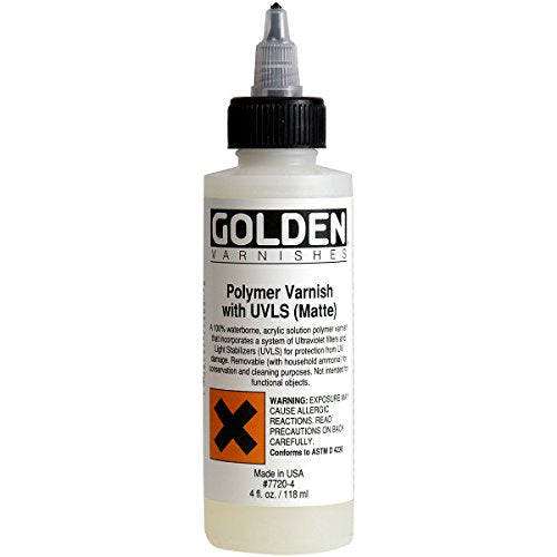 Load image into Gallery viewer, Golden Polymer Varnish W/UVLS, 4 Oz, Matte
