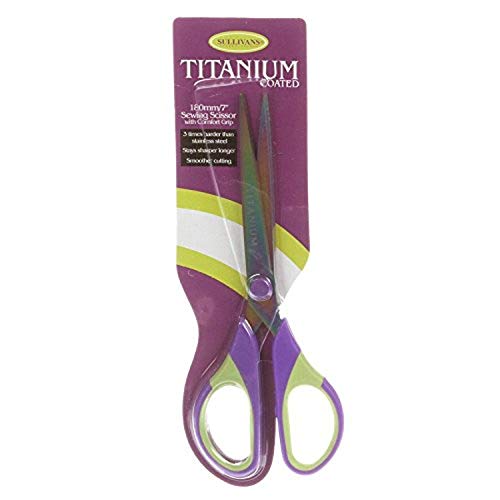 Sullivans 15009 Sewing Titanium Coated Scissors, 7