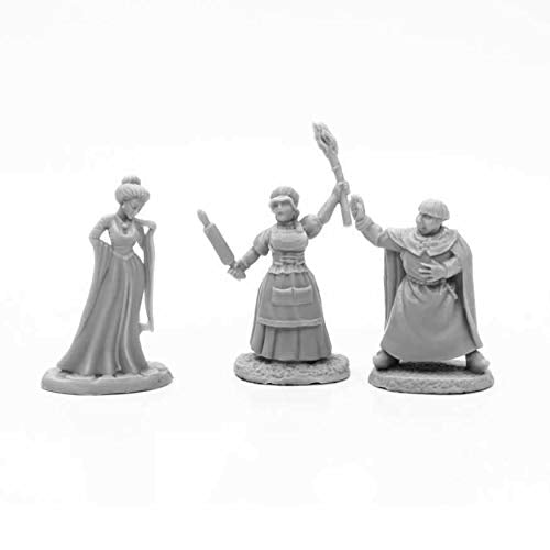 Load image into Gallery viewer, Townsfolk II Miniature 25mm Heroic Scale Figure Dark Heaven Bones Reaper Miniatures
