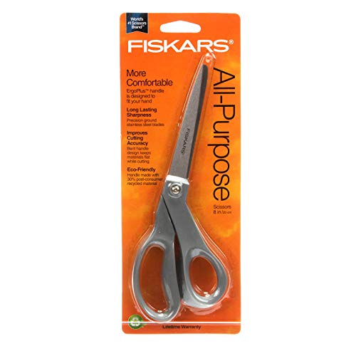 Load image into Gallery viewer, Offset Scissors, 8 In. Length, Stainless Steel, Bent, Gray
