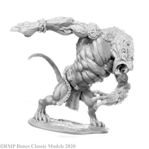 Load image into Gallery viewer, Giant Wererat Miniature 25mm Heroic Scale Figure Dark Heaven Bones Reaper Miniatures
