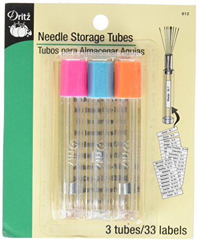 Load image into Gallery viewer, Dritz 812 Needle Storage Tubes (3-Count),Clear
