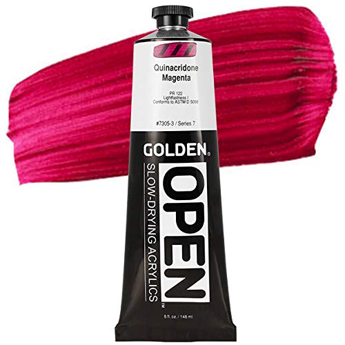 Open 5 Ounce Color Paints, Color: Quinacridone Magenta