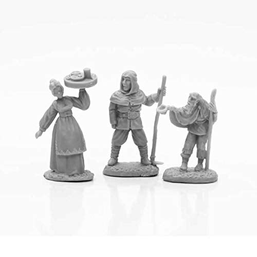 Load image into Gallery viewer, Townsfolk I Miniature 25mm Heroic Scale Figure Dark Heaven Bones Reaper Miniatures
