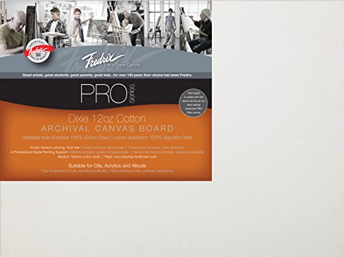 Load image into Gallery viewer, Tara Materials Fredrix 8x10 Cotton Archival Canvas Board
