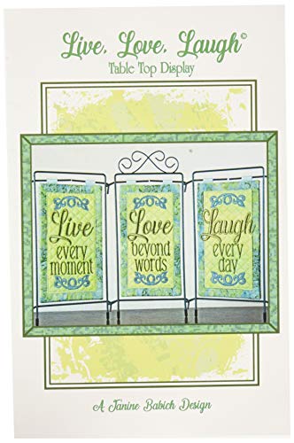 Load image into Gallery viewer, Janine Babich Designs Live Love Laugh Table Top Display Pattern
