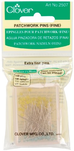 Load image into Gallery viewer, Clover Needlecrafts Patchwork Pins Fine 100 Pack 2507 (2-Pack)
