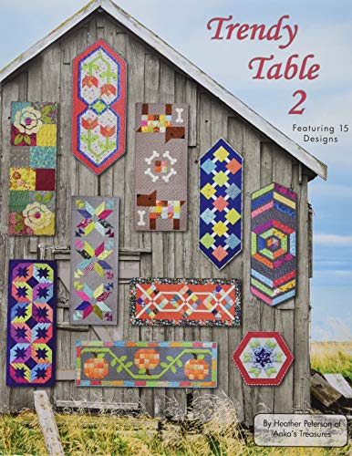 Load image into Gallery viewer, Anka&#39;s Treasures ANK327 Trendy Table 2 Book Featuring 15 Designs By Heather Peterson
