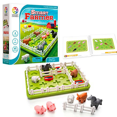 Load image into Gallery viewer, SmartGames Smart Farmer Board Game, a Fun, STEM Focused Cognitive Skill-Building Brain Game and Puzzle Game for Ages 4 and Up
