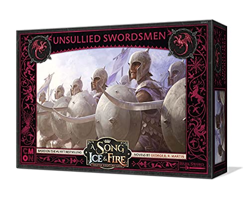 Load image into Gallery viewer, A Song of Ice and Fire Tabletop Miniatures Unsullied Swordmasters Unit Box | Strategy Game for Teens and Adults | Ages 14+ | 2+ Players | Average Playtime 45-60 Minutes | Made by CMON
