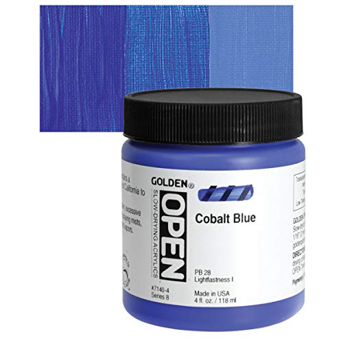 Load image into Gallery viewer, COBALT BLUE 4OZ OPEN ACRYLIC
