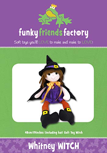 Load image into Gallery viewer, Funky Friends Factory Whitney Witch Sewing Pattern
