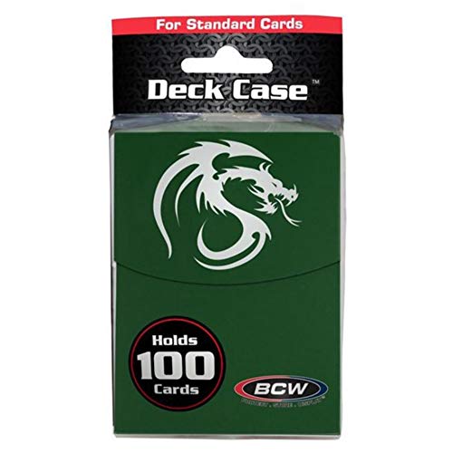 Load image into Gallery viewer, BCW 1-DCLG-GRN 1 Deck Box/Case - Green - Holds 100 Cards
