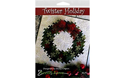 Needlelove Twister Holiday Using the Primitive Pinwheels Tool pattern