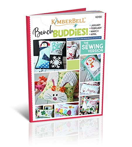 Load image into Gallery viewer, Kimberbell Bench Buddies Sewing Pattern: January, February, March, April, Includes Directions, 8 Unique Designs, Variety of Techniques, Made in USA
