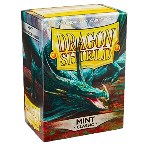 Arcane Tinman AT-10025 Sleeves: Dragon Shield Mint, One Size