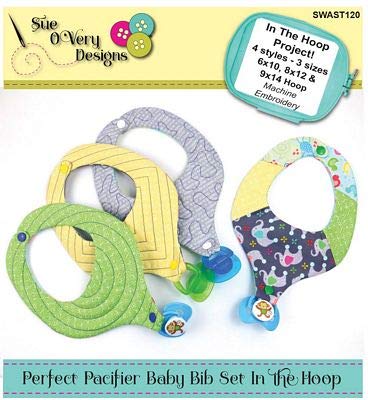 Perfect Pacifier Baby Bib Set ITH