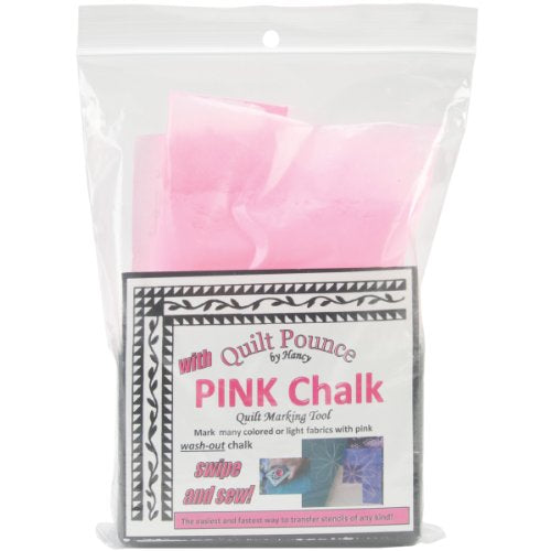 Load image into Gallery viewer, Quilt Pounce Pad With Wash-Out Pink Chalk Powder 2 Oz. Bag - Quilt Marking Tool
