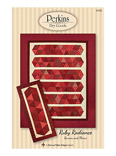 Load image into Gallery viewer, Perkins Quilt Pattern - Ruby Radiance (Instructions for Two Project Sizes)
