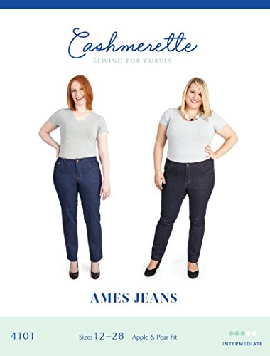 Load image into Gallery viewer, Ames Jeans Sewing Pattern by Cashmerette Patterns: Sizes 12 - 28
