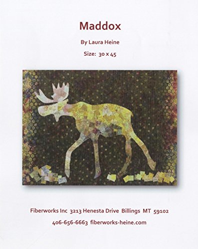 Load image into Gallery viewer, Fiberworks Maddox Moose Collage Wall Hanging Quilt Pattern
