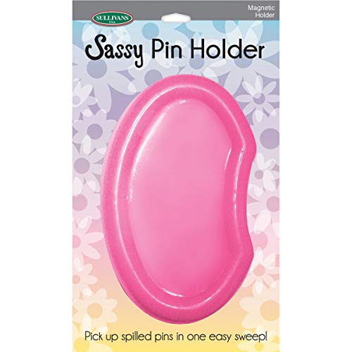 Load image into Gallery viewer, Sullivans 39866 Sassy Pin Holder, 4.5&quot; x 1&quot; x 2.75&quot;, Pink
