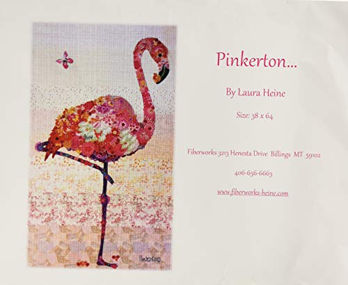 Load image into Gallery viewer, Fiberworks Pinkerton Flamingo pattern, Finishes 38&quot; x 64&quot;
