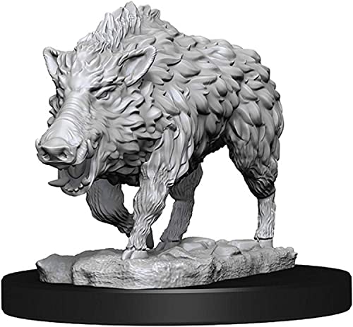 Load image into Gallery viewer, WizKids Deep Cuts Unpainted Miniatures: Wave 7:  Wild Boar
