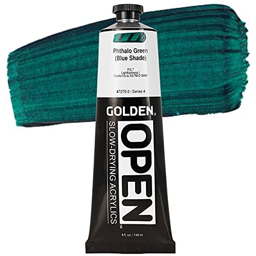 Load image into Gallery viewer, Open 5 Ounce Color Paints, Color: Phthalate Green (Blue Shade)
