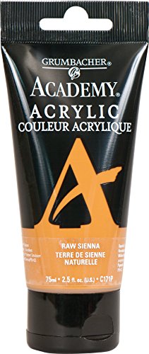 Load image into Gallery viewer, Grumbacher Academy Acrylic Paint, 75ml/2.5 Ounce Plastic Tube, Raw Sienna (C171P)
