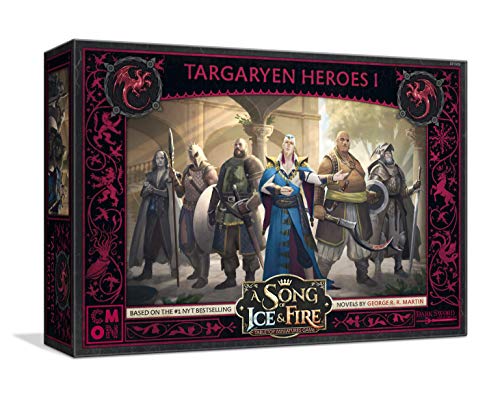 Load image into Gallery viewer, A Song of Ice and Fire Tabletop Miniatures Targaryen Heroes I Box Set | Strategy Game for Teens and Adults | Ages 14+ | 2+ Players | Average Playtime 45-60 Minutes | Made by CMON
