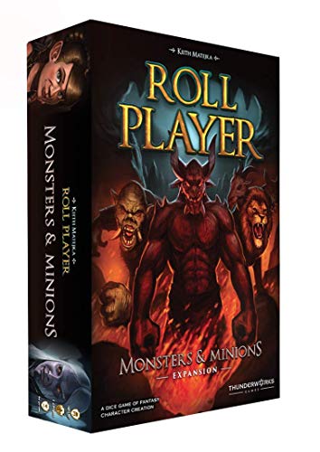 Load image into Gallery viewer, Thunderworks Games Roll Player: Monsters and Minions Strategy Boxed Board Game Expansion Ages 12 &amp; Up (TWK2002)
