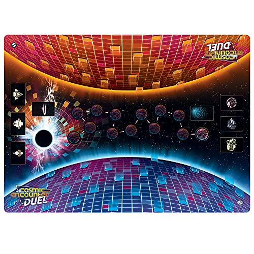 Load image into Gallery viewer, Cosmic Encounter Duel GAME MAT | 26&quot; by 36&quot; Slip-Resistant Rubber Gamemat | Features Original Artwork from the Cosmic Encounter Duel Game | Board Game Accessory | Made by Fantasy Flight Games
