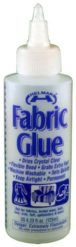 Helmar Fabric Glue, 4.23 Fluid Ounce