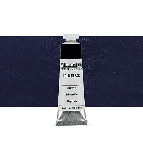 Load image into Gallery viewer, Williamsburg Oil 37ml Tube, Cold Black (60017329)
