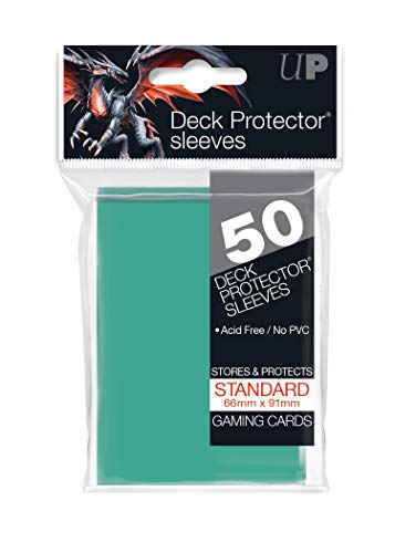 Load image into Gallery viewer, Ultra Pro PRO Card Sleeves - Standard Size, Gloss Finish, Aqua, 50ct - for Pokemon, MTG, Baseball, Football and Other Trading Cards…
