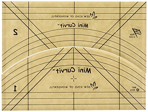 Sew Kind of Wonderful Set SewKindOfWonderful QCR Ruler Mini Curvit, Blue