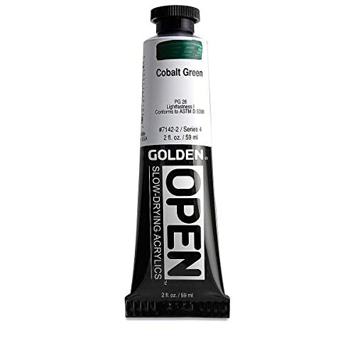 Load image into Gallery viewer, Open 2 Oz Acrylic Color Paints Color: Cobalt Green
