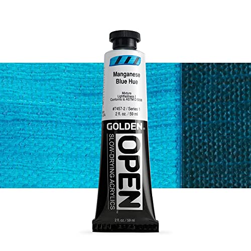 Load image into Gallery viewer, Open 2 Oz Acrylic Color Paints Color: Manganese Blue Hue
