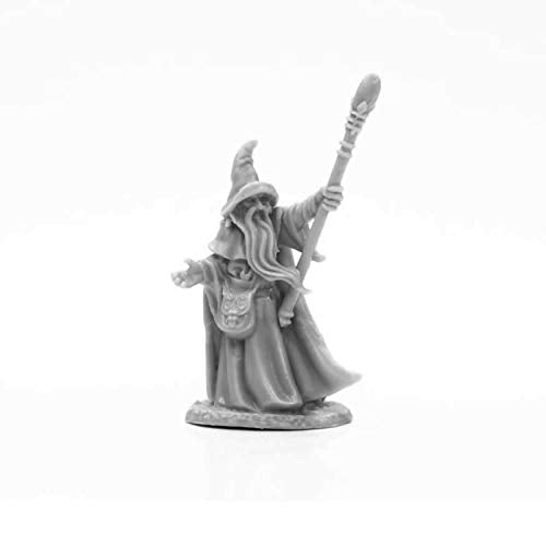 Load image into Gallery viewer, Arakus Landarzad Wizard Miniature 25mm Heroic Scale Figure Dark Heaven Bones Reaper Miniatures
