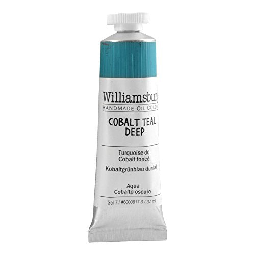 Load image into Gallery viewer, Williamsburg Oil 37ml Cobalt Teal Deep
