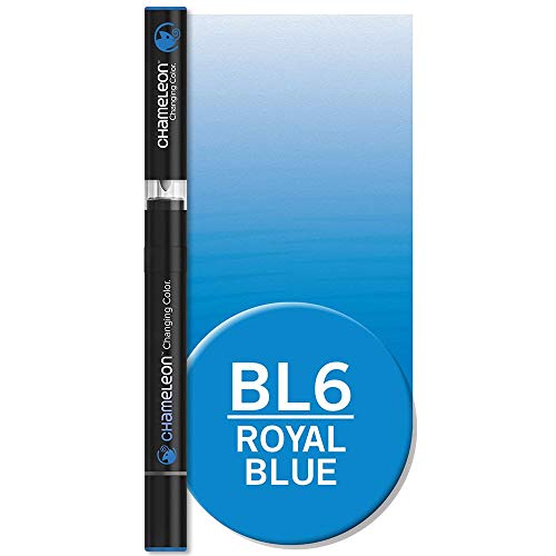 Load image into Gallery viewer, Chameleon Art Products, Chameleon Pen, Royal Blue BL6, One Pen Two Nibs
