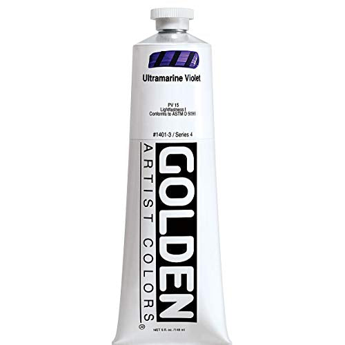 Load image into Gallery viewer, 5 Oz Heavy Body Acrylic Color Paints Color: Ultramarine Violet
